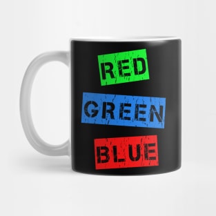 Fake Colors Red Green Blue Mug